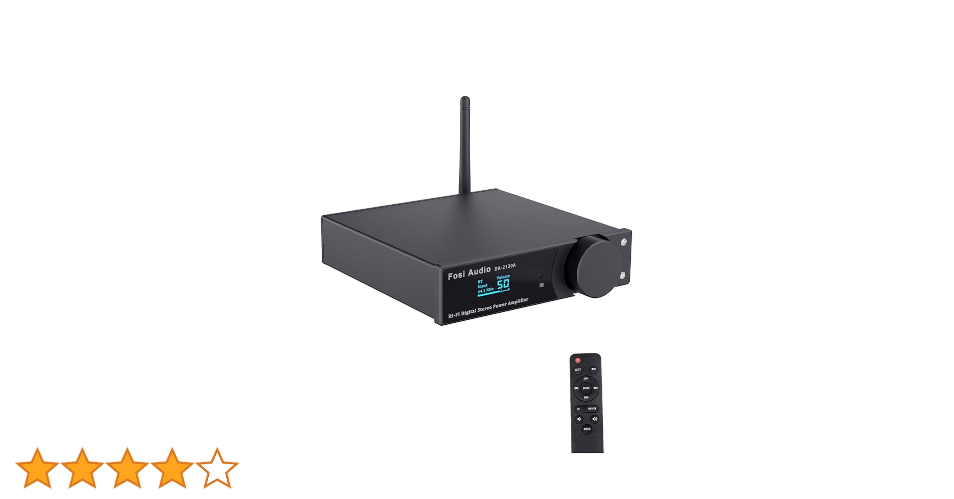 Fosi Audio DA2120A Wzmacniacz Bluetooth 5.0 odbiornik stereo